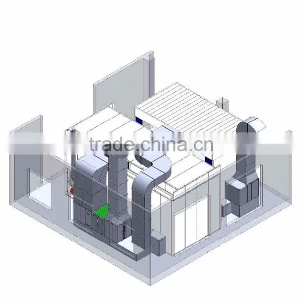 JF Furniture Spray Booth Paint Booth Car Paint Booth Painting Line photo-3