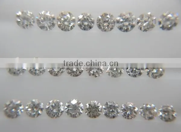 1.2-1.5mm 1ct Lot SI Clarity F Color Natural Loose Brilliant Cut Diamond Non-treated photo-4