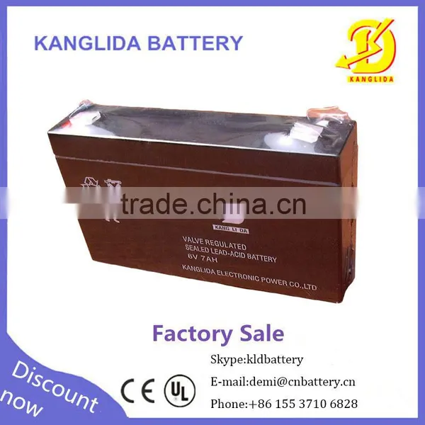 6v 3.3ah Chirdren's Toy Car Power Supply Battery Sealed Lead Acid Battery Made in China Kanglida Brand photo-6