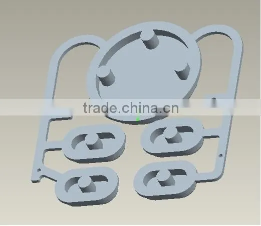Mobile Phone Housing Injection Mould Mobile Phone Spare Parts Plastic Injection Mold Making for Motorola Nextel photo-4