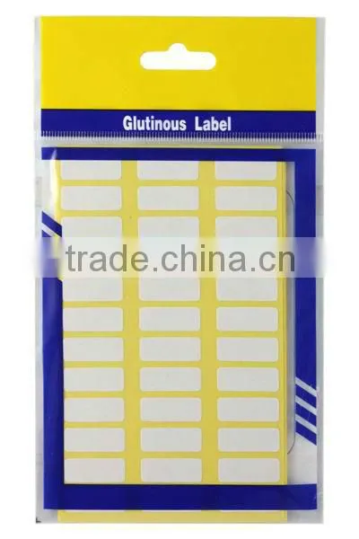 Blank Self Adhesive Label Set