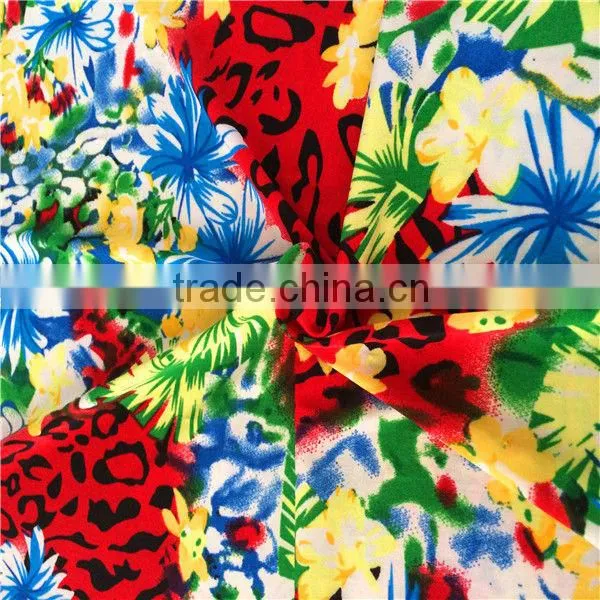 100% Polyester Knitting Printed Fabric photo-3