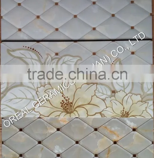 Cheap Popular Inkjet Glazed Ceramic Wall Tiles 300x600mm photo-3
