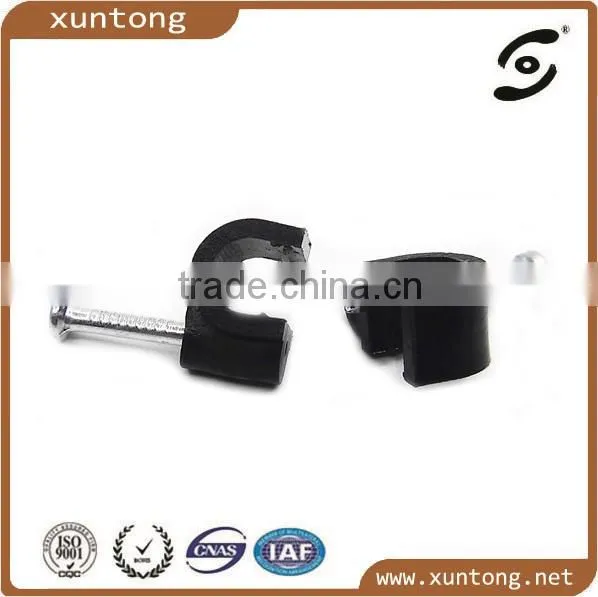Haitai China Supplier Safety Use 8mm Plastic Nail Metal Hook Cable Clips
