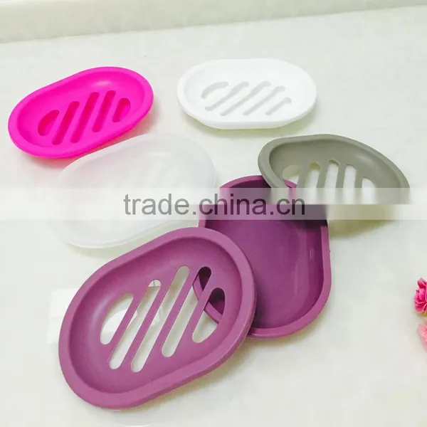 Purple Colour Wholesale Plastic Soap Dish photo-5