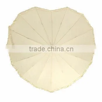 Frilled Heart Shaped Umbrella photo-3