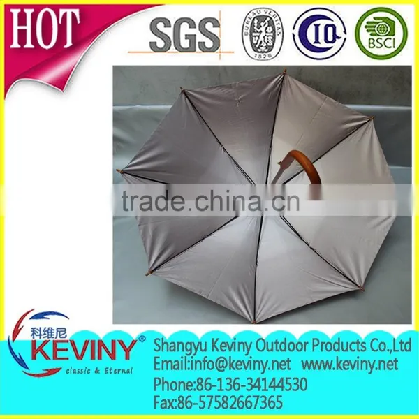 Straight Umbrella Wood Frame Umbrella Auto Open Parasol Produce by Chinease Parapuie Manufacturer photo-3