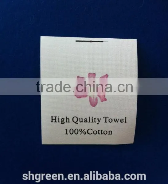 Dull Surface Polyester Satin Care Printing Label photo-2