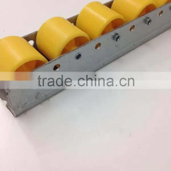 JY-2048|Sliding Roller Track With Yellow Wheels of PP Material|Linear Guide for Assembly Line photo-3
