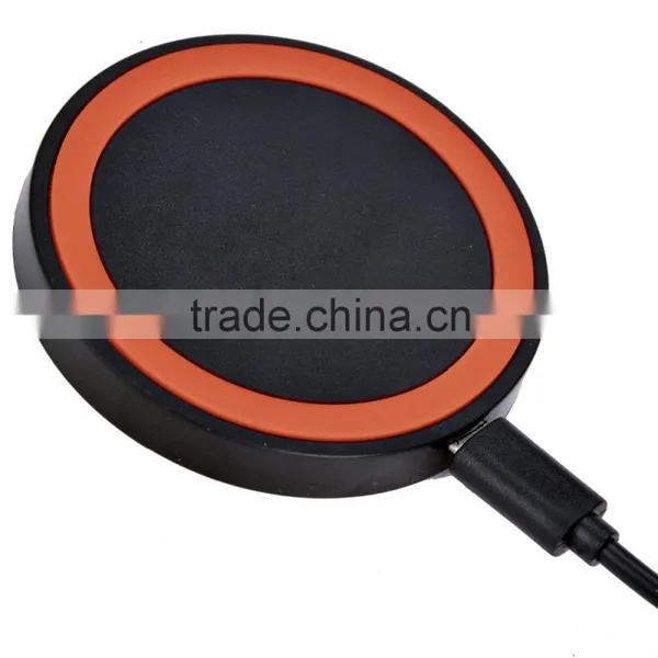 Stylish Mini Qi Standard Wireless Charging Pad Single Coil Qi Charger For Qi-Enabled Phones photo-5