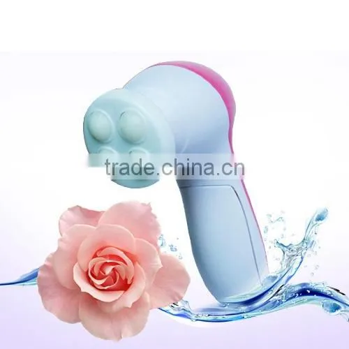 Portable Home Use Mini Electric Battery Rotary Facial Massager Brush photo-3