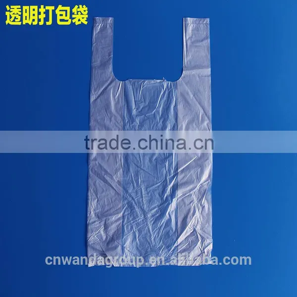 Transparent Printed Fruit Vegetable Paked Clean Plastic Rolling T-shirt Bag photo-2