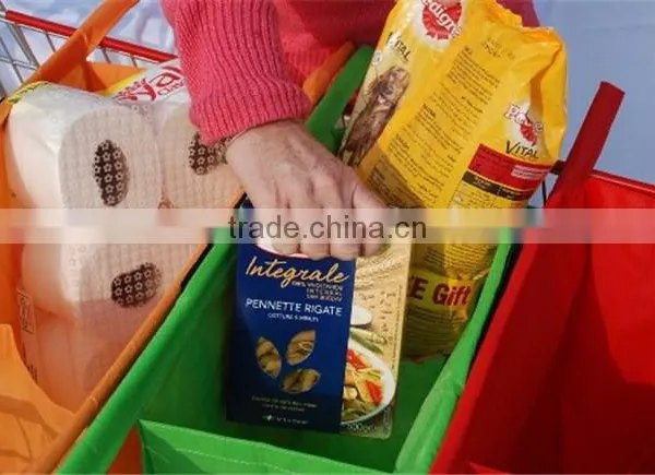 High Quality Reusable Insulated Eco-friendly Supermarket Cart Bag photo-5