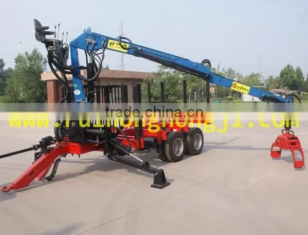 Crane Timber Trailer,log Loader Trailer,log Trailer photo-5