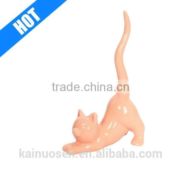 Handpainted Custom Cat Animal Ceramic Ring Holder photo-2