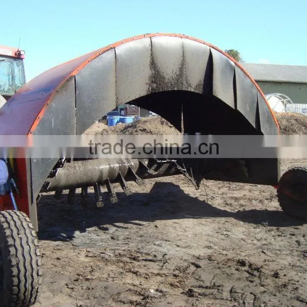 Hot Sale New Design Top Quality Tractor Towed Compost Turner Windrow Mixer photo-5