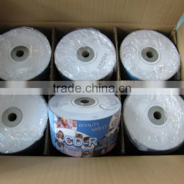 Cheap Price Wholesale in Bulk 1-52X 700MB 80min Blank CD-R With 50packs Shrink Wrap photo-2