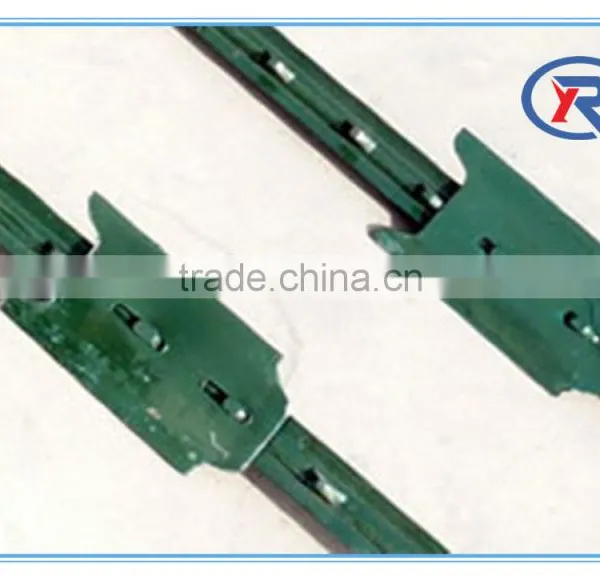 China High Quality Green and Red Painted Studded Steel T Post photo-5