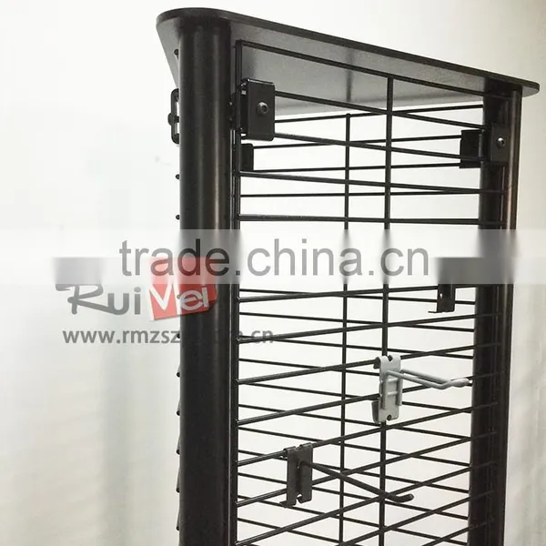 2015 New Design 3 Sided Wire Meshes Metal Display Rack/shand photo-2