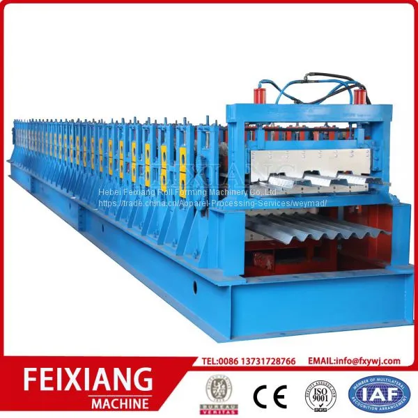 Steel Double Layer Floor Deck Roll Forming Machine photo-2