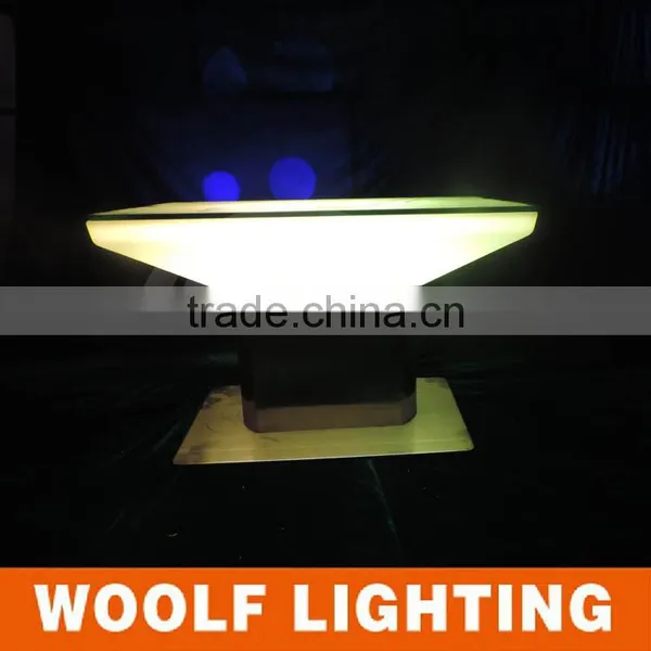 Square KTV Nightclub Stylish LED Furniture LED Cocktail Table photo-3