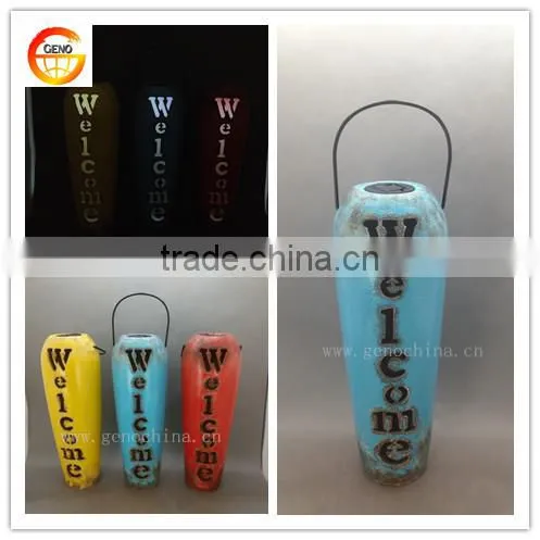 Ceramic Antique Outdoor Solar Lanterns photo-2