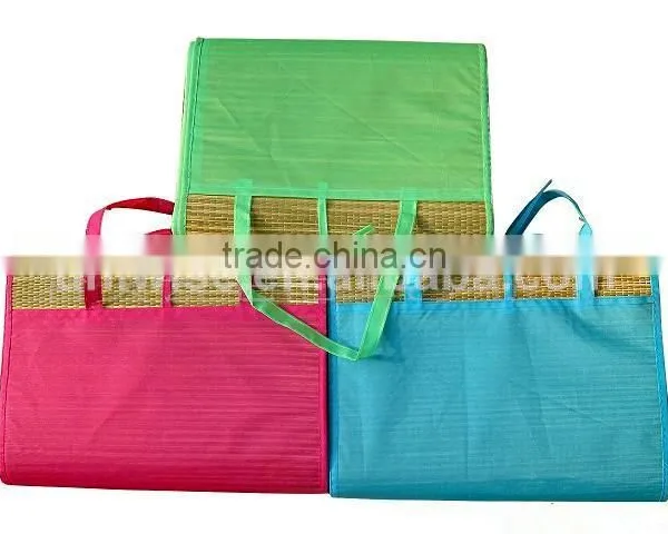 Foldable Outdoor Natural Beach Mats, Folding Camping Mat/Picnic Mat /Beach Straw Mat photo-2