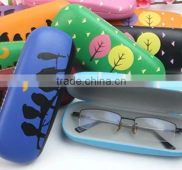 Supply Fashion Cute Maple Leaf & Bird Glasses Case photo-3
