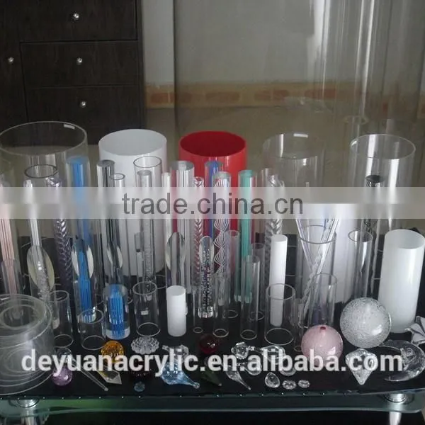 Transparent Hard Acrylic/pmma/plexiglass Tube for Lighting photo-4