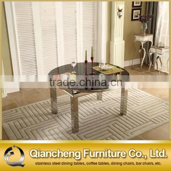 Black Extendable Glass Dining Table 918# photo-6