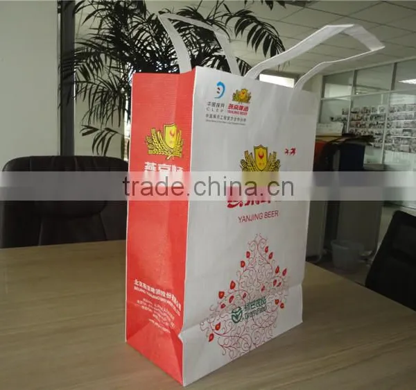 Square Bottom Tyvek Paper Bag With Paper Handle photo-4