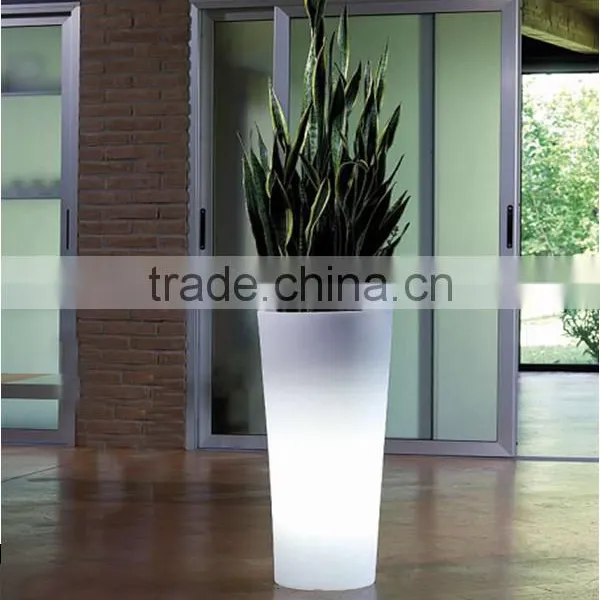 Wholesale Color Changing LED Lighted Flower Planter Pot Light up Bright Flower Pot photo-2