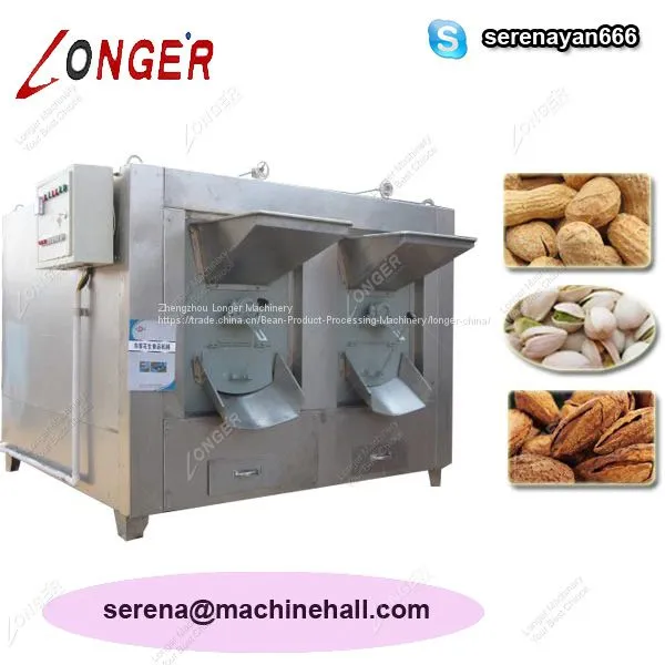 2019 Batch Type Almond Pistachio Roasting Machine Stainless Steel photo-3