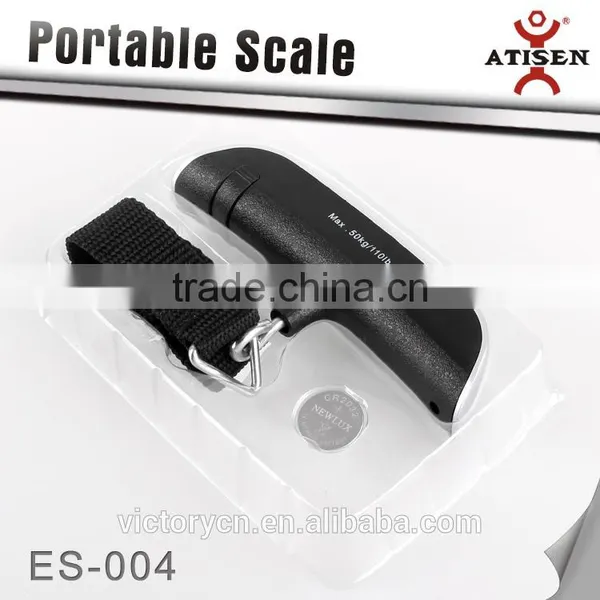 Portable Hanging Electronic Digital Travel Suitcase Luggage Weighing Scale 50kg