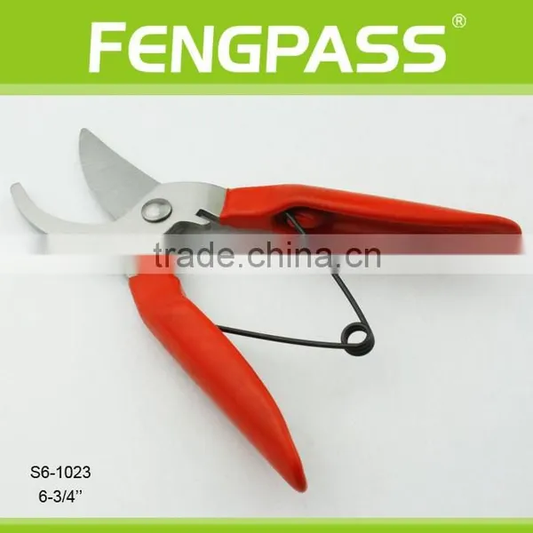 S6-1023 Plastic Handle Flower Cutting Garden Scissors photo-3