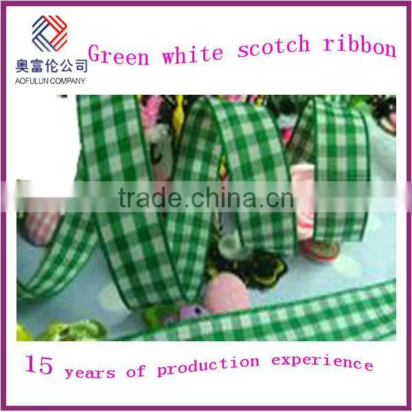 Hot Sale High Quality Plaid Ribbon photo-4