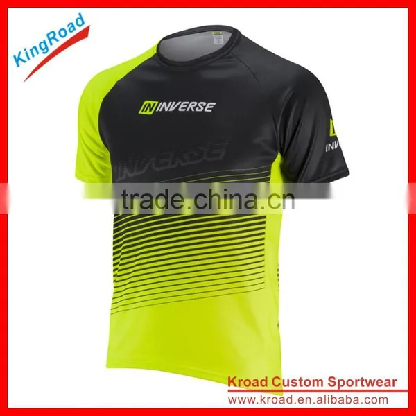 Kroad Wholesale 100% Polyester Coolmax Breathable Sublimation Custom Dry Fit Running t Shirts photo-3