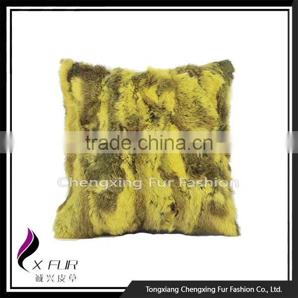 CX-D-17G Excellent Types Of Rabbit Fur Pillow Cases photo-5