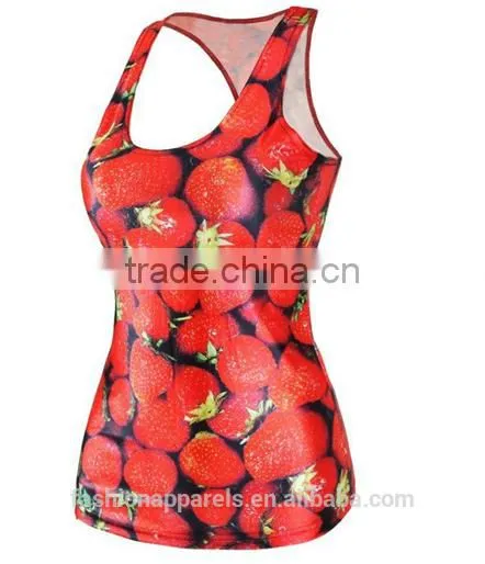 Digital Print Tank Graphic Vest Top Blouse Gothic Punk T-Shirt Clubwear photo-2