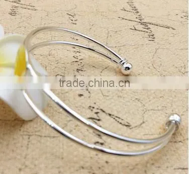 2016 Unique Heart Charms Bangle Diy Heart Charm Chain Bracelet European Style Charms Bracelet photo-4