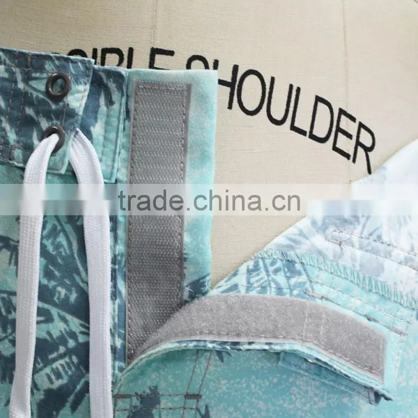 Polyester Cotton Spandex Material Short Swim Shorts Wholesale Custom Printing photo-4