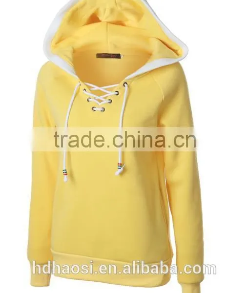 Winter Fashion Pullover Sweatshirt Draw String Hoodies Raglan Long Sleeve Blouse photo-5
