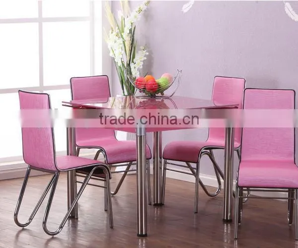 2016 High Quality Popular New Modern Design Glass Expandable Dining Set photo-4