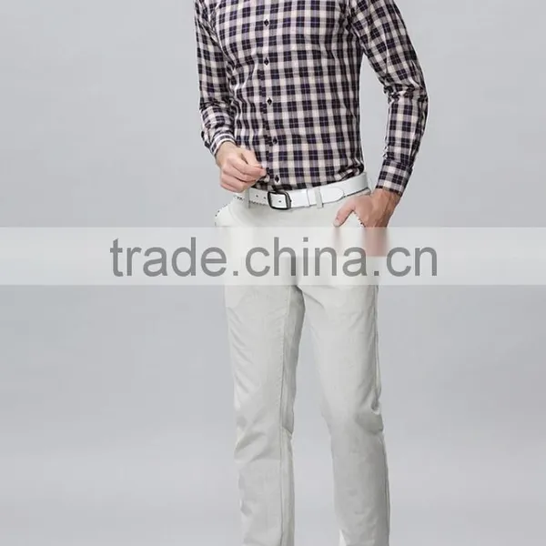 Youth Fashion Men's Shirts Delicate Plaid Design Transparent Men Shirt photo-5