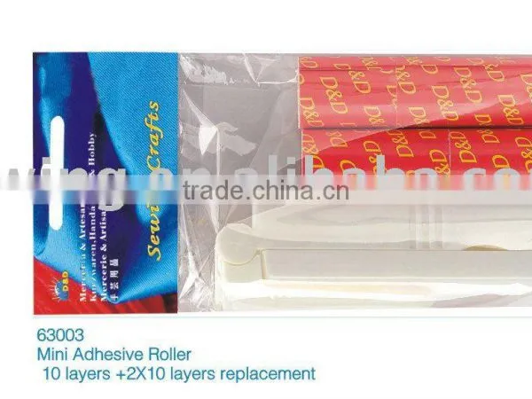 D&D Mini Permanent Adhesive Roller Cleaning Tape In Headed Card(63003)