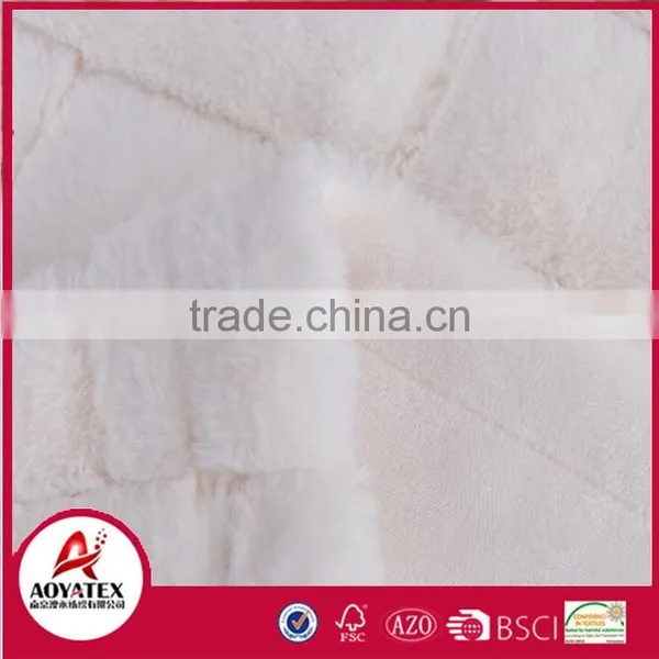 Fashion Pattern Fake Fur Throw Flannel Faux Fur Blankets photo-5