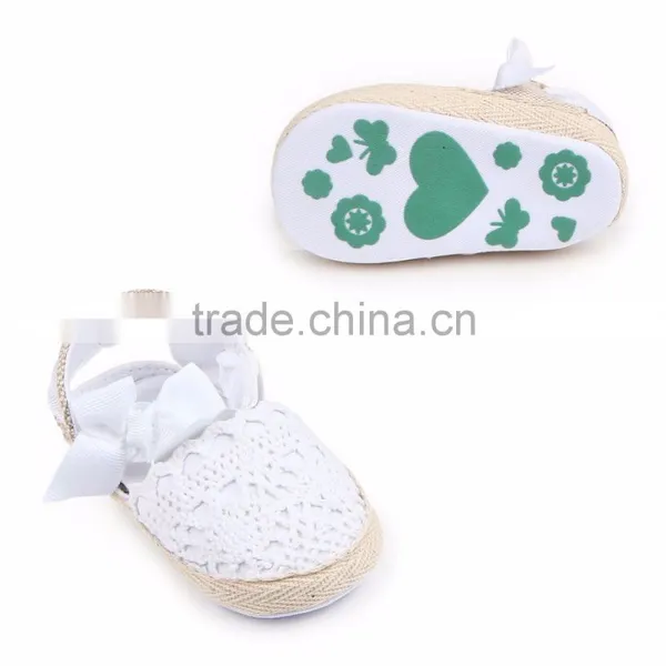 B22227A Infant Toddler Shoes Wholesale Lovely Crochet Hollow-out Toddler Shoes photo-5