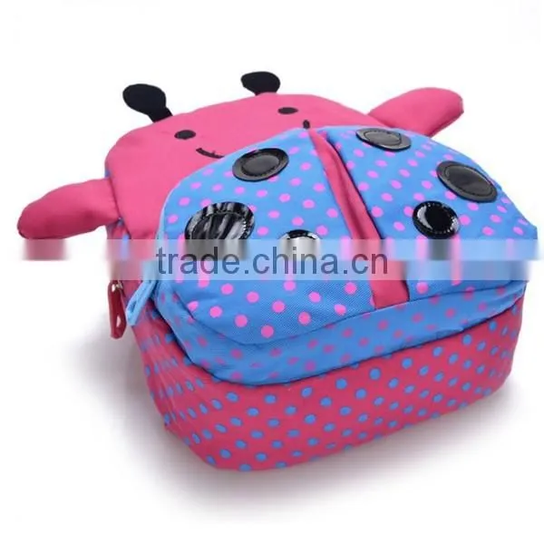 Cartoon Ladybird Kindergarten Kids School Backpacks photo-4