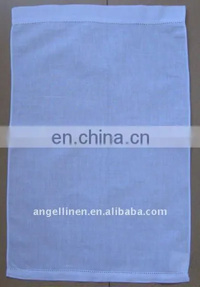 Hemstitched Linen Tea Towel