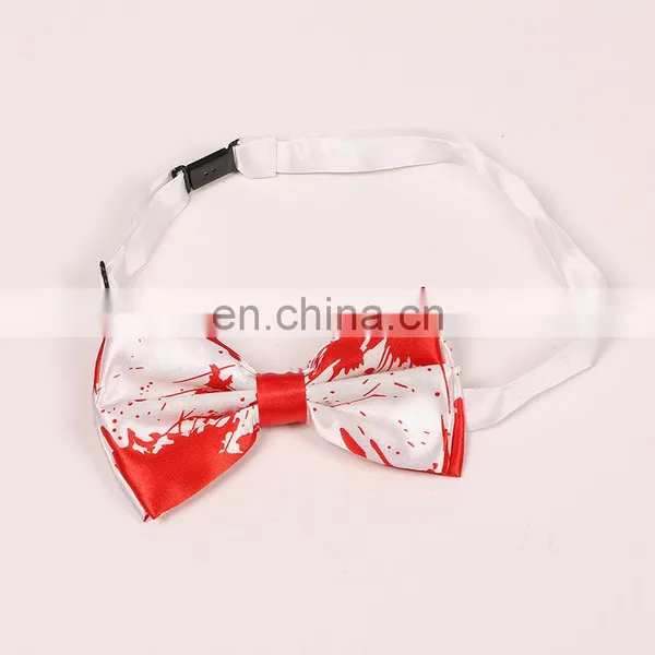 Halloween Party Supplies Mens Bow Ties With Blood photo-2